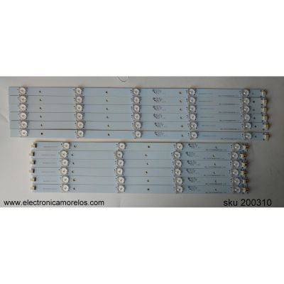 KIT DE LED PARA TV / ELEMENT LSC480HN05-B01 / CRH_TF473535090635LREV 1.1-R / CRH_TF473535090635LREV 1.1-LC / MODELO ELEFT481